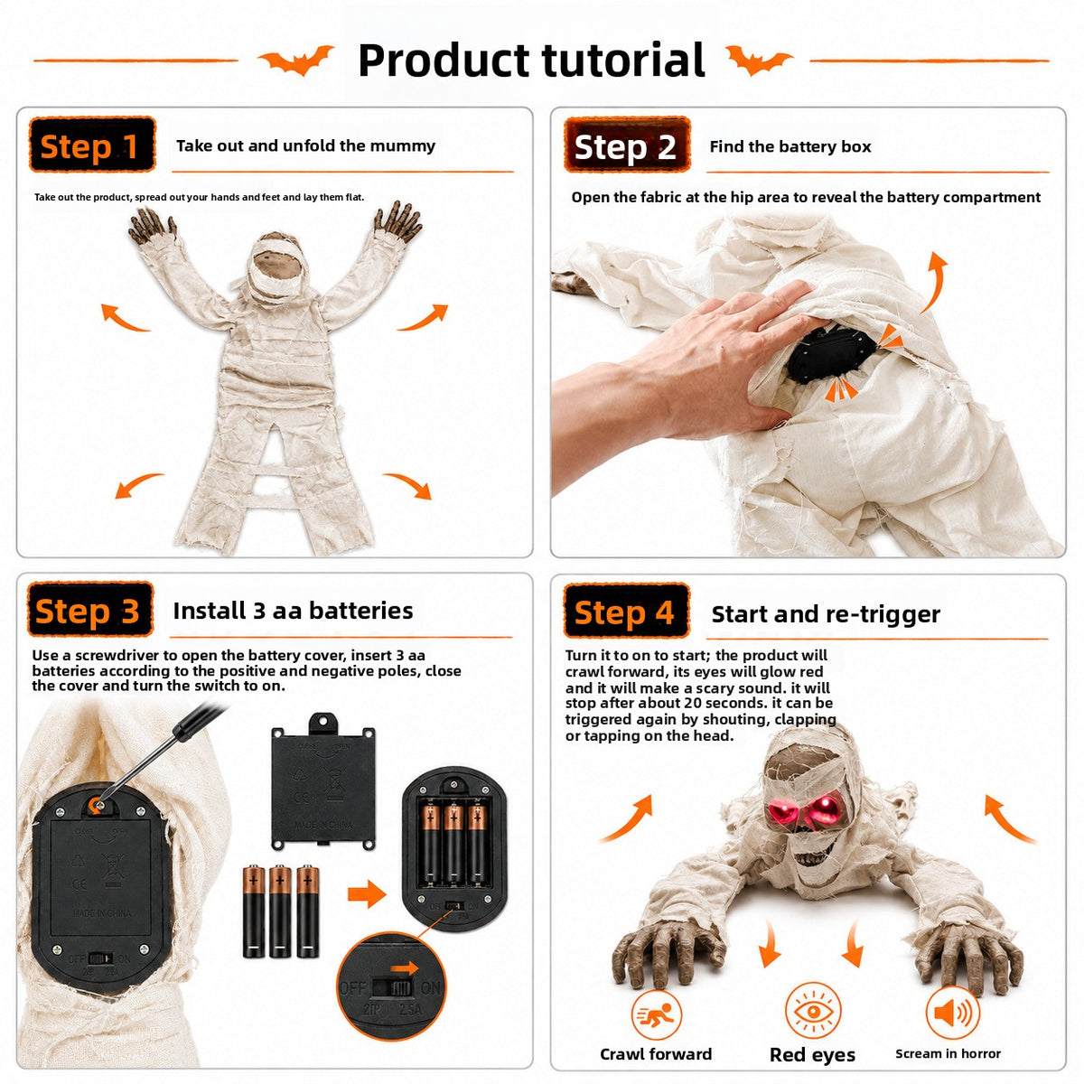 CrawlersCo™ Mummy Crawler